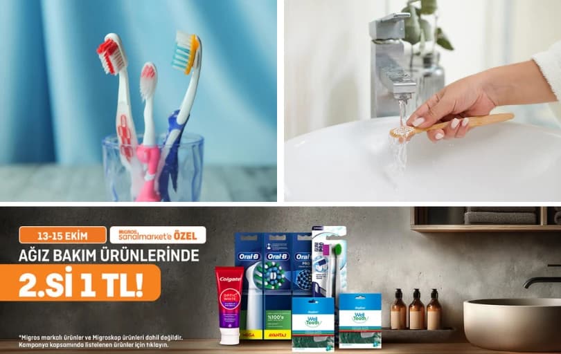 Migros'ta Ağız Bakım Ürünlerinde 2.si 1 TL