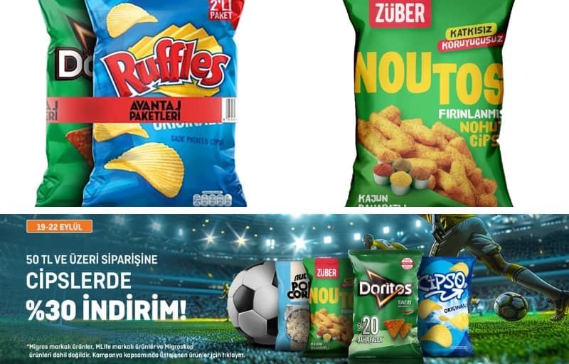 Migros'ta Cipslerde %30'a Varan İndirim