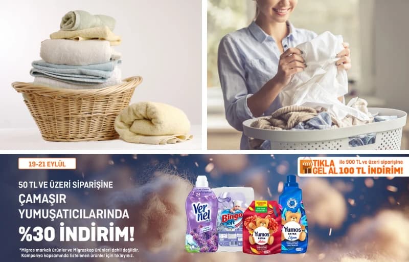Migros'ta Yumuşatıcılarda %30'a Varan İndirim