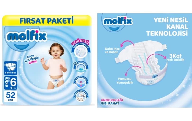 Molfix'te 2. Ürün %50 İndirim ve 750 TL'ye 150 TL Kupon