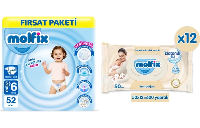 Molfix'te 2.Ürün %50 İndirimli