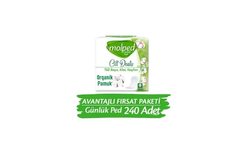 Molped Pure&soft 240 Adet Ped 909,99 Tl Yerine 2 Al 1 Öde Fırsatıyla