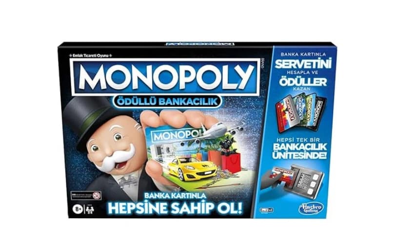 Monopoly Ödüllü Bankacılık Kutu Oyunu 2.199tl (6 Ayın En Düşük Fiyatı)