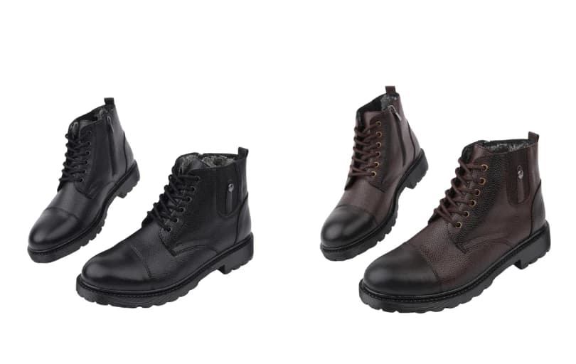 Muggo Rafa Fermuarlı Bağcıklı Kürklü Erkek Bot 709₺