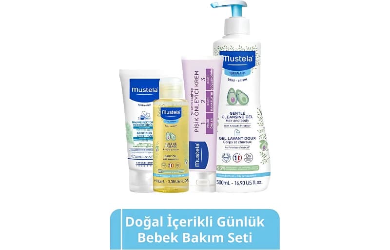 Mustela Bebek Günlük Bakım Seti - 4'lü 1.190 TL!