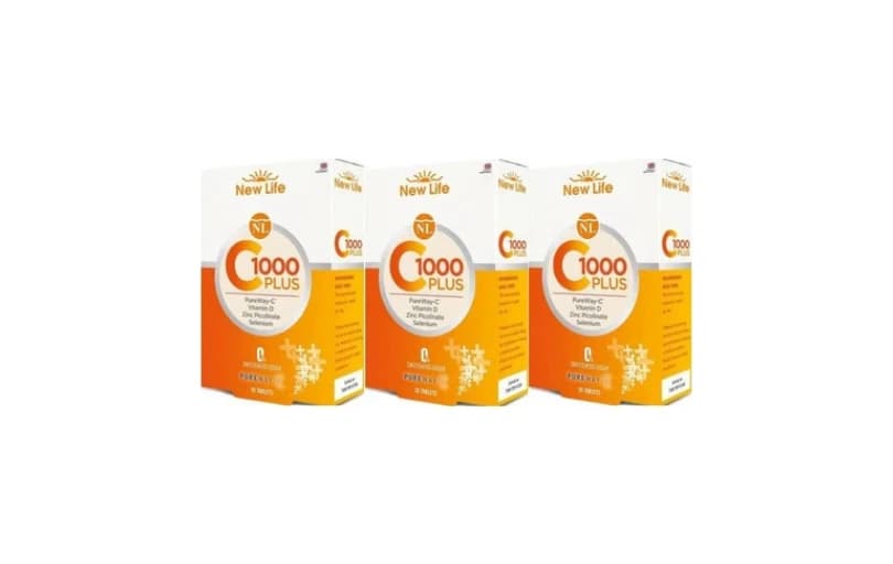New Life C 1000 Plus 30 Tablet X 3 Adet 999tl (6 Ayın En Düşük Fiyatı)
