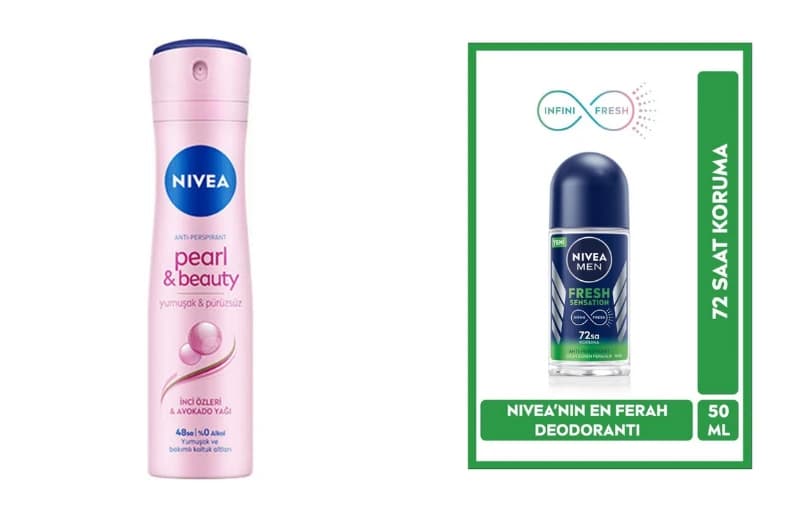 Nivea Ürünlerinde 2'ye %50 İndirime Ek 900/200₺ ve 1200/300₺ Sepette Ek Kupon