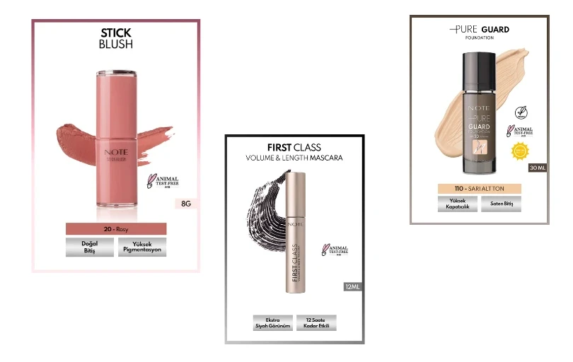 Note Cosmetics'de %20 İndirime Ek 1000tl'ye 200tl İndirim!