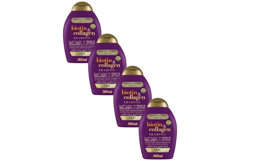 OGX Dolgunlaştırıcı Biotin & Kolajen Şampuan (4 x 385 ml) 719TL