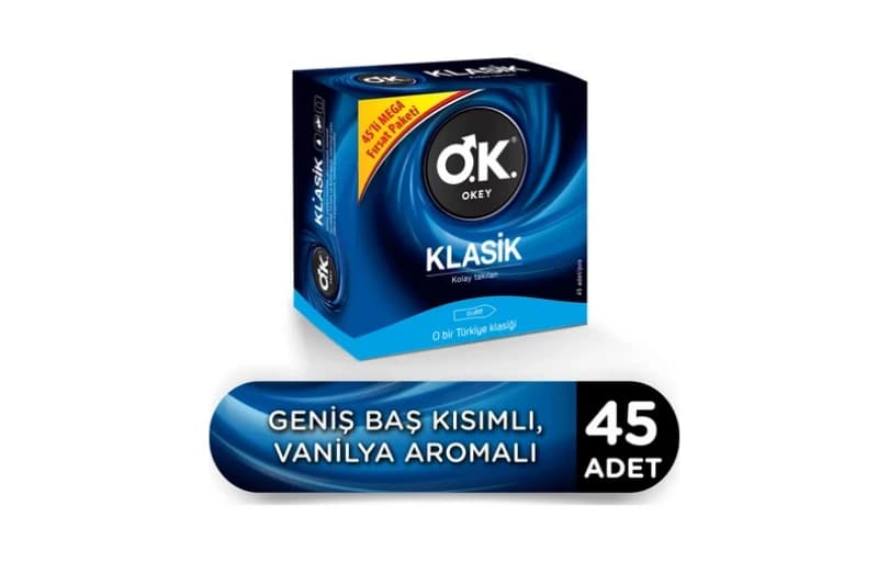 Okey Klasik 45'li Prezervatif Avantaj Paketi 339tl