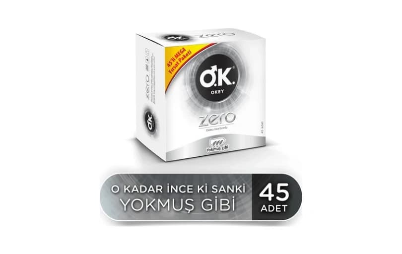 Okey Zero 45'li Prezervatif Avantaj Paketi 419tl