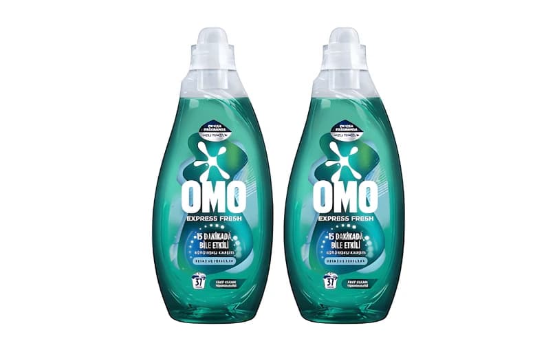 Omo Express Beyazlar ve Renkliler için Sıvı Deterjan 1.48 L x2 478₺