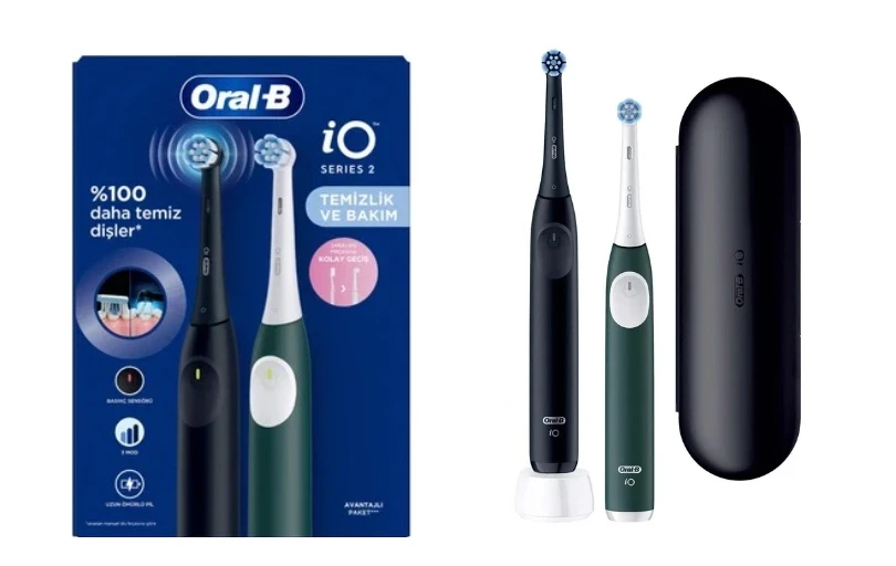 Oral-b İo 2 Siyah/yeşil İkili Set Premium İle 2.974,15 TL