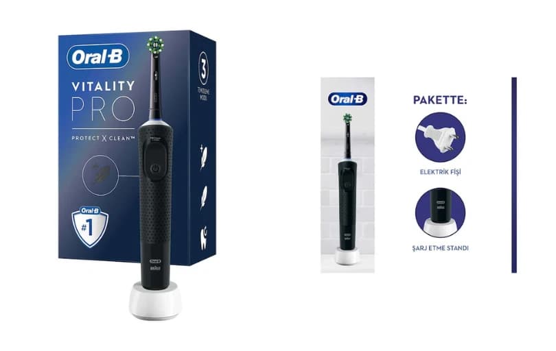 Oral-B Vitality Pro Şarjlı Koruma ve Temizlik Elektrikli Diş Fırçası 1079₺