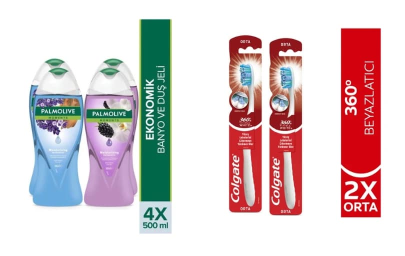 Palmolive - Hacışakir- Colgate Ürünlerinde 600tl'ye 120tl İndirimine Ek Kupon Fırsatı