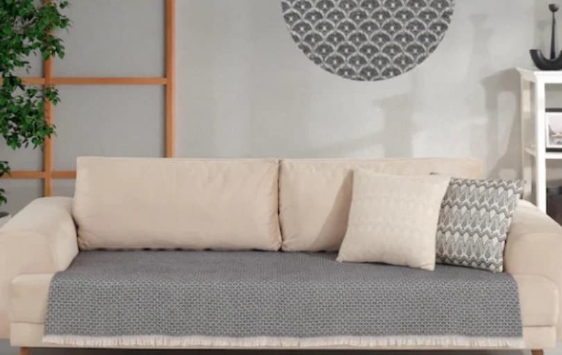 Pamuklu Koltuk Şalı Çekyat Örtüsü 99 Tl