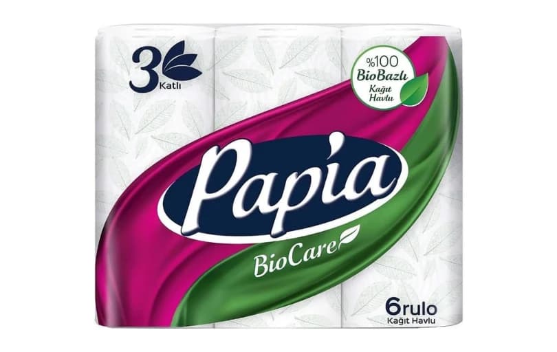 Papia Bio Care 6'lı Kağıt Havlu 74₺