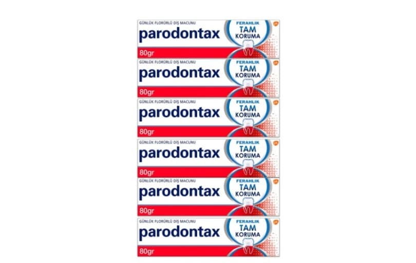Parodontax Diş Macunu 6 X 80G 339₺ (Kargo Bedava) 56 ₺/adet
