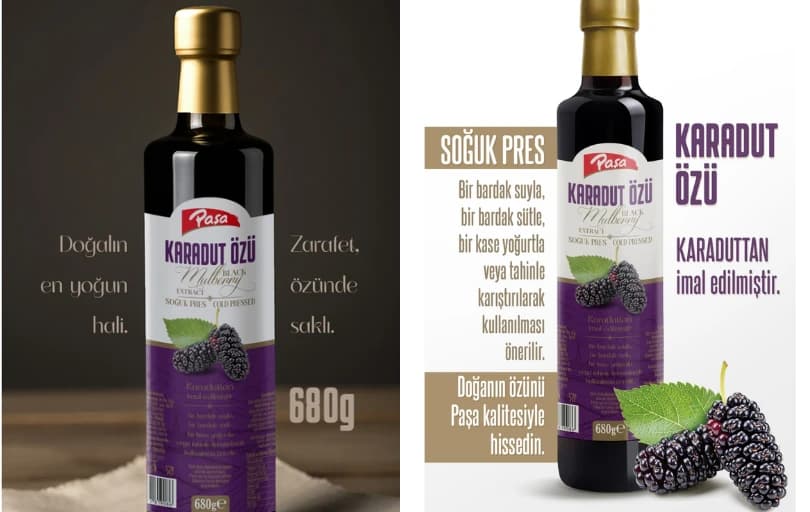 Paşa Kuruyemiş Karadut Özü 680 gr 2 al 1 öde ile 125₺