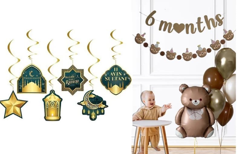 Pekshop Parti Ve Ramazan Süslemelerinde %20 İndirim Fırsatı