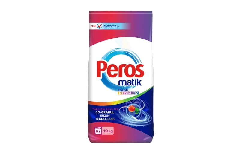 Peros Renkliler İçin Toz Deterjan 10 Kg 229 TL