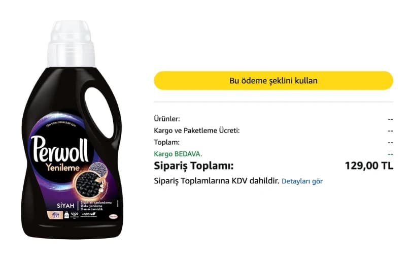 Perwoll Sıvı Çamaşır Detarjanı 1485 Ml 129₺ (kargo Bedava)