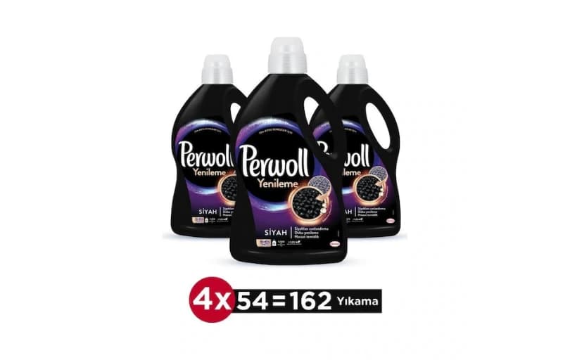Perwoll Siyah Hassas Bakım Sıvı Çamaşır Deterjanı 3 x 2970 ML - 573 TL