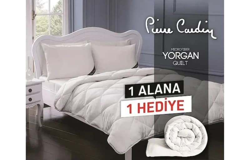 Pierre Cardin Mikrofiber 2 adet yorgan Kupon Kodu ile 992TL Tanesi 496TL