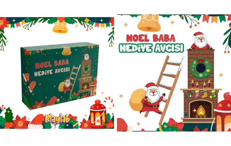 Playlab İmirket Noel Baba Hediye Avcısı Kutu Oyunu 149 TL