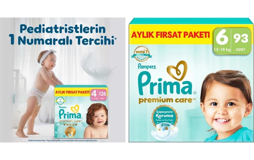 Prima Ürünlerinde %10 İndirime Ek 750 TL'ye 150 TL