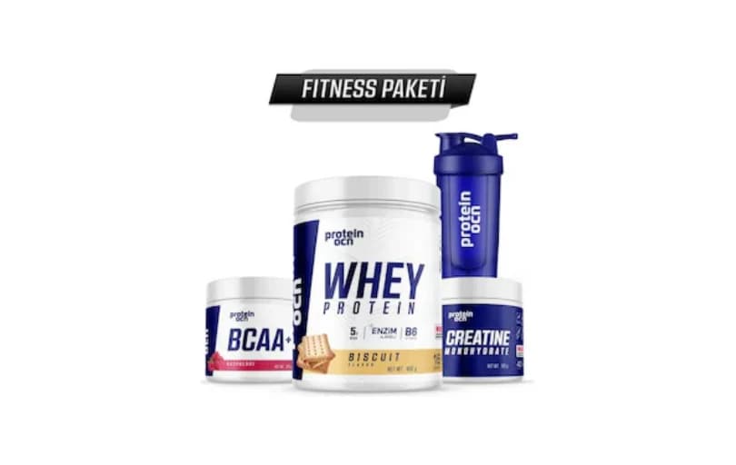 Proteinocean Fitness Paketi - Bisküvi Ahududu - 899 TL