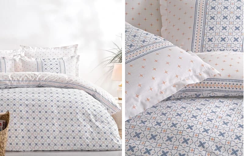 Puffy Roan Çift Kişilik Nevresim Seti - Indigo 599₺