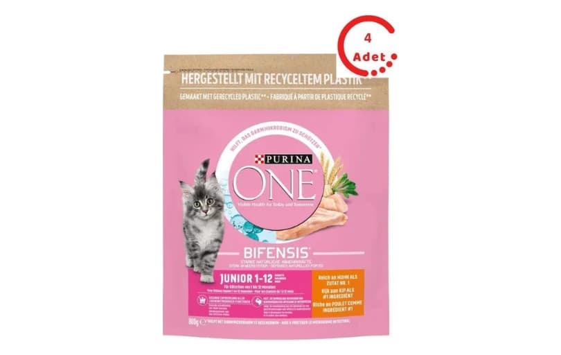 Purina One Junior Tavuklu Yavru Kedi Maması 800 Gr X 4 Adet 1.064tl (6 Ayın En Düşük Fiyatı)