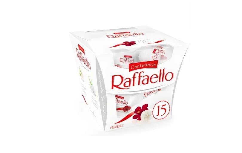 Raffaello 15'li çikolatanın fiyatı 150 TL
