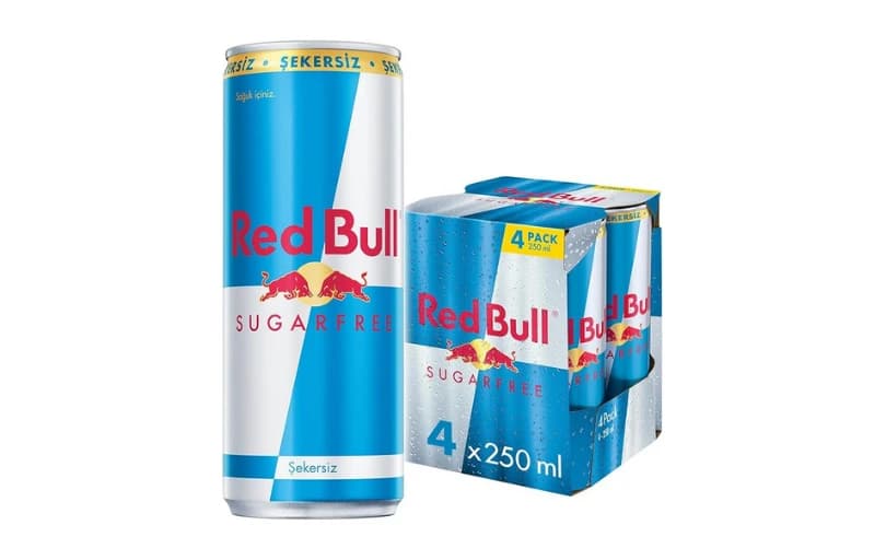 Red Bull Enerji İçeceği Şekersiz 250 Ml (4’lü Paket 4x250 Ml) 159tl