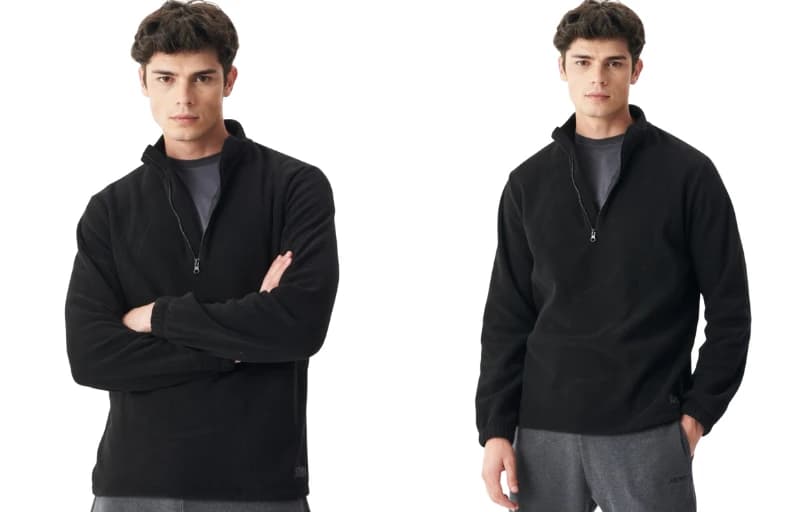 Riders By Lee Riders By Lee Yarım Fermuarlı Bordo Polar 229 TL