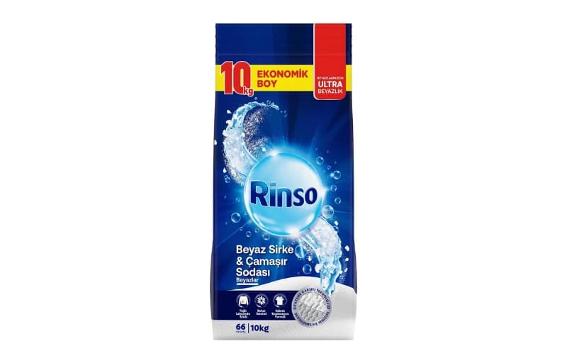 Rinso Beyaz Sirke Ve Çamaşır Sodası Beyazlar İçin Toz Deterjan 10 Kg 224 TL