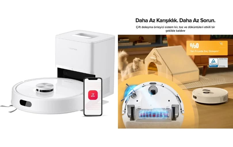 Roborock Q8 Plus Akıllı Robot Süpürge 12.999 TL (Son 6 Ayın En Düşük Fiyatı)