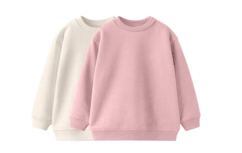 Şardonlu Kız Çocuk Sweatshirt 2'li 444,90 TL!