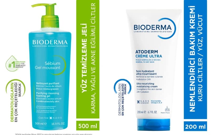 Seçili Biorderma Ürünlerinde %30'a Varan indirim ve 1500/200₺ İndirim