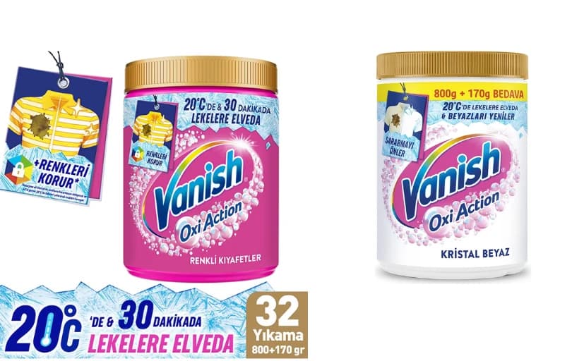 Seçili Vanish Ürünlerinde Kasım'a Özel 2 Al 1 Öde