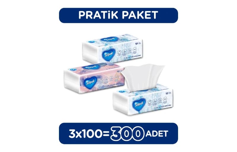 Selpak El ve Yüz Havlularında 2.si 1 TL