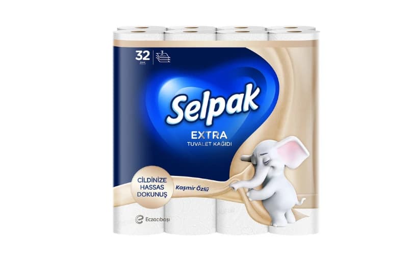 Selpak Extra Kaşmir Özlü 32'li Tuvalet Kağıdı - 264 Tl