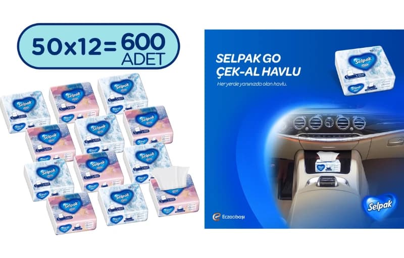 Selpak Go Ürünlerinde 2 Al 1 Öde