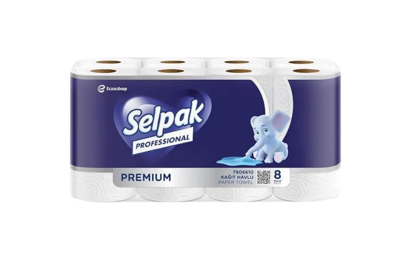 Selpak Professional Premium Havlu Kağıt, 8 Rulo 134tl