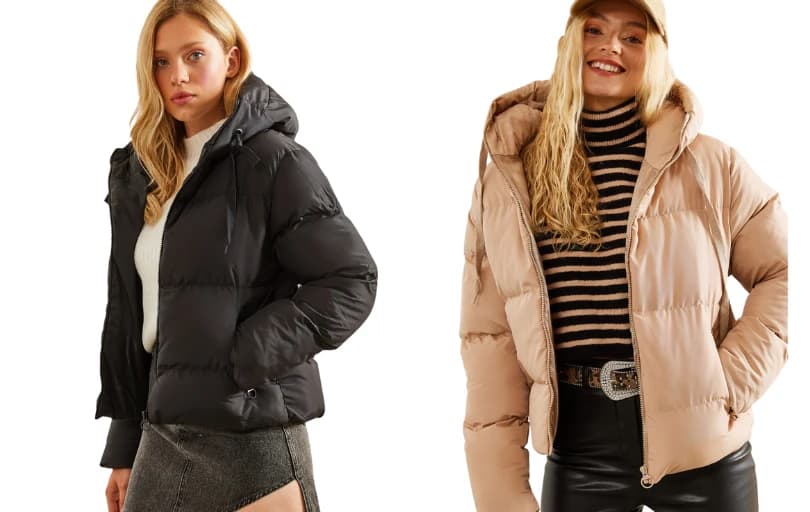 Shade Kadın Kapüşonlu Şişme Mont 389 TL