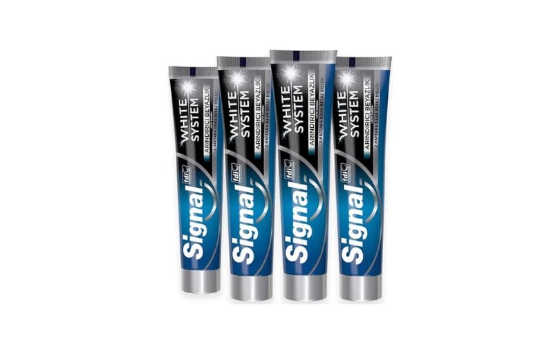 Signal White System Beyazlık Aktif Karbon Diş Macunu 4 X 75 Ml 199tl