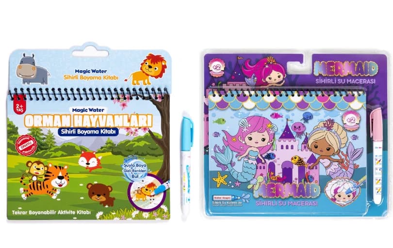 Sihirli Boyama ve Sticker Kitaplarında 2. si 1 TL