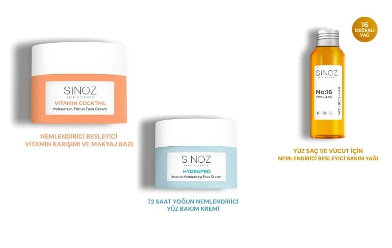 Sinoz Nemlendiricilerde 2. Ürüne %50 İndirim Fırsatı