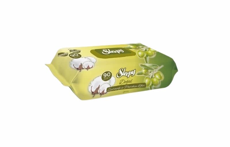 Sleepy Defne Ve Zeytin Yapraklı Islak Havlu 90'lı 34 TL (3 Adet Alımda 23 TL)